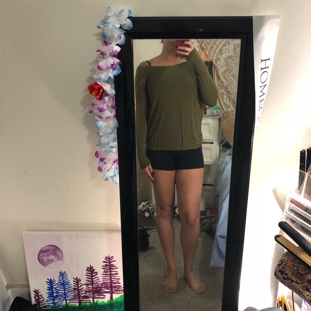 Olive green long sleeve